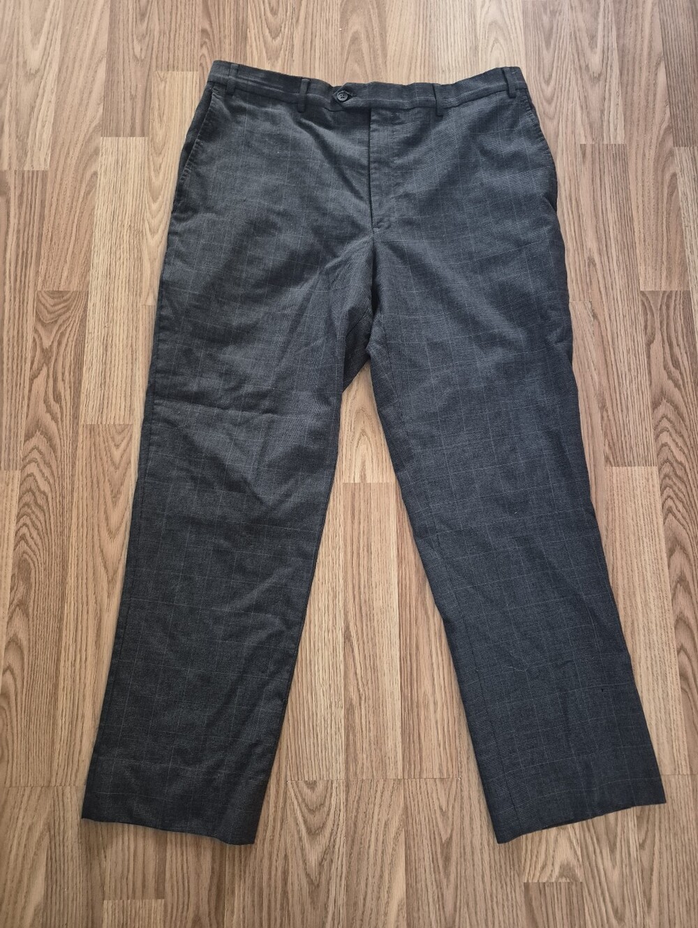Kirkland Signature Men's 100% Wool Grey Dress Pants